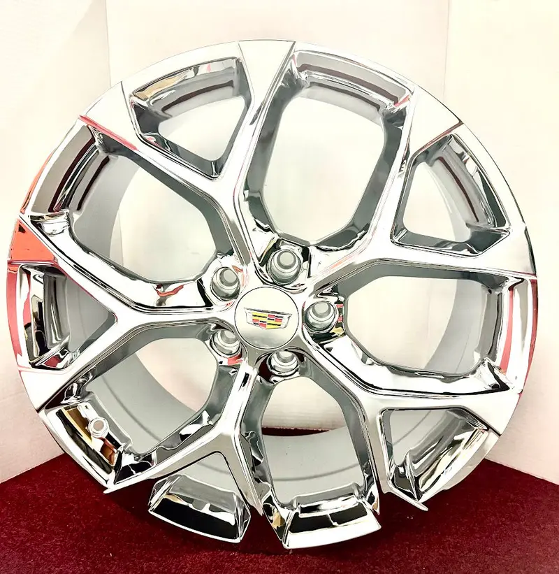 "Muscle" Chrome 18" X 8.5" Set Of 4 5X120 Wheels Ct5 Cts Xt4 2