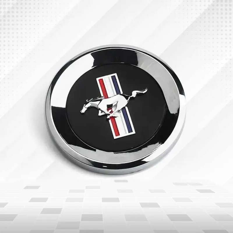 Mustang Steering Logo (Metal) 1