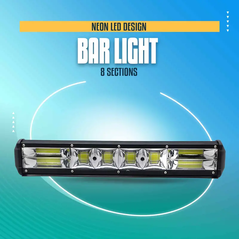 Neon Led Design 8 Sections Bar Light - 44.45 Cm 1