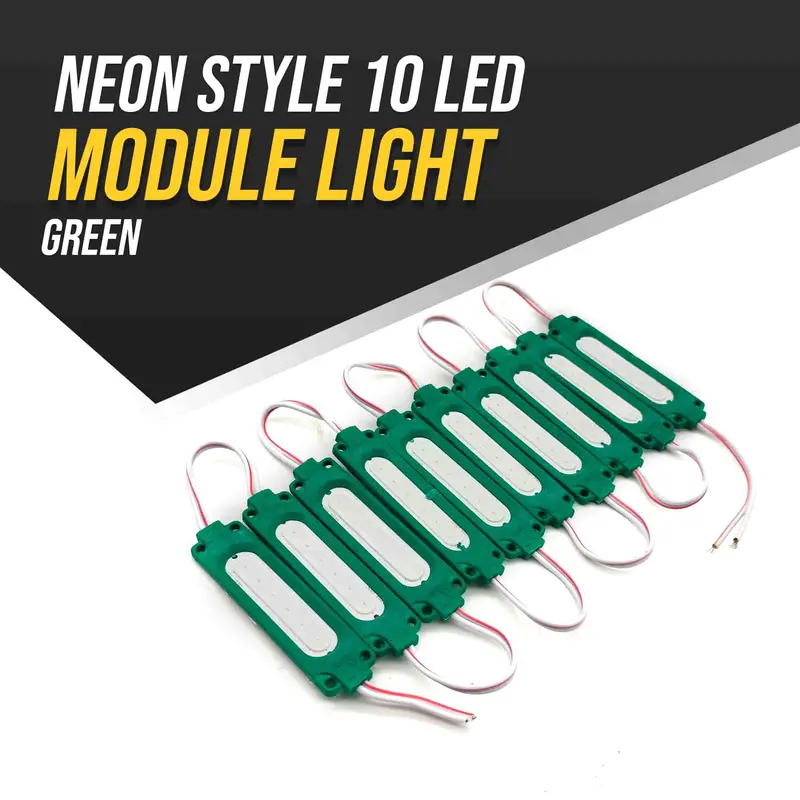 Neon Style 10 Led Module Light Green 1