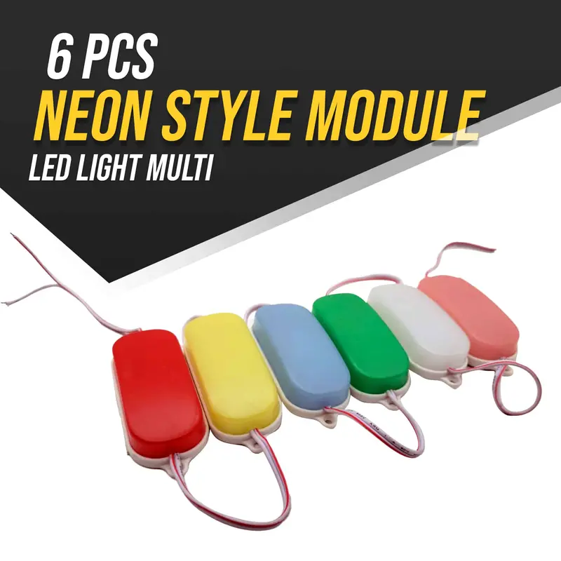 Neon Style 6 Pcs Module Led Light Multi 1