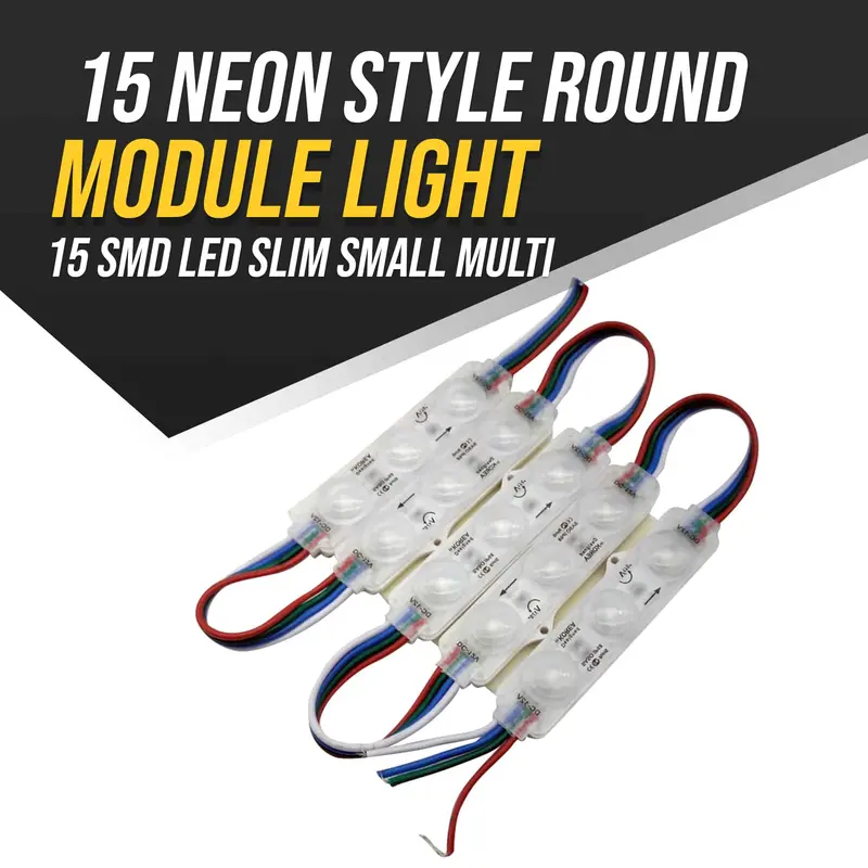 Neon Style Round 15 Smd Led Slim Module Light Small Multi 1