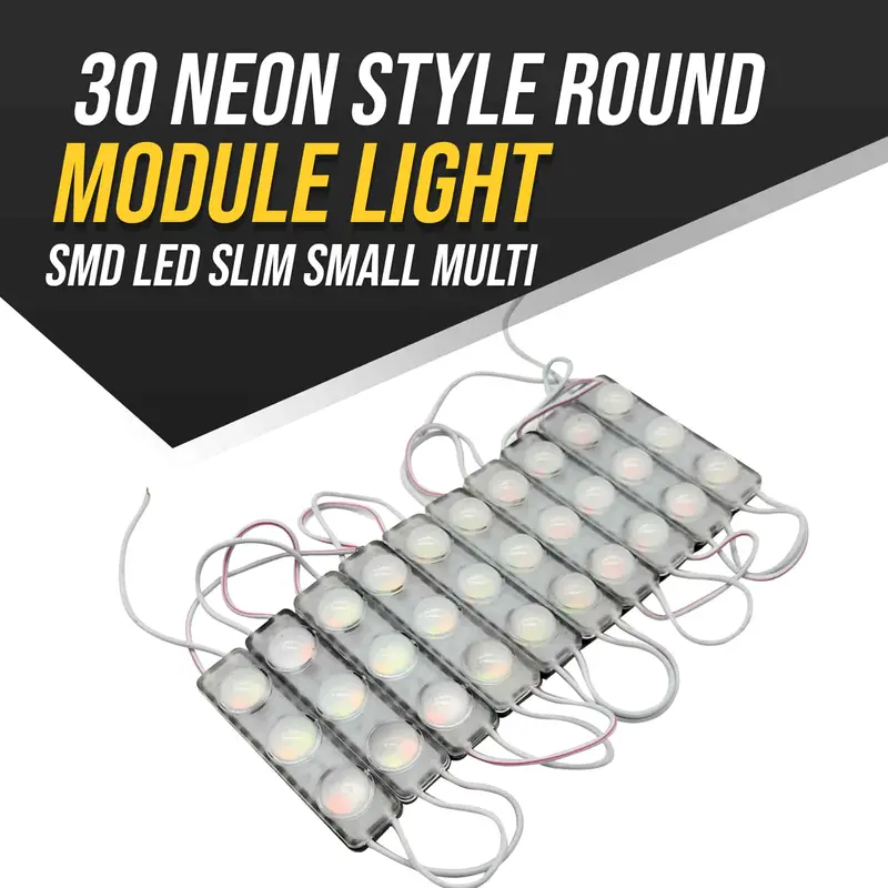 Neon Style Round 30 Smd Led Slim Module Light Small Multi 1