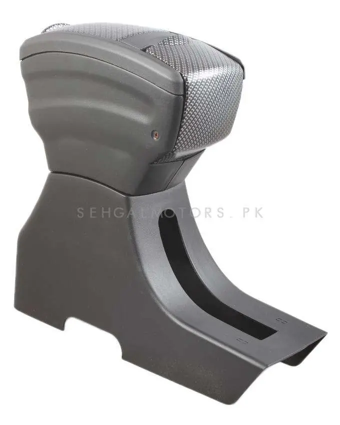 New Generation Arm Rest - Black Carbon Fiber - Center Console Storage Box | Center Console | Elbow Rest Arm Holder 2