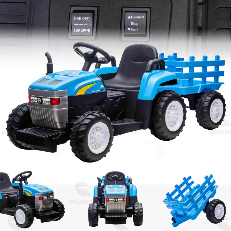 New Holland T7 Tractor With Trailer 1