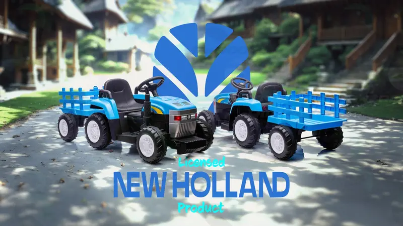 New Holland T7 Tractor With Trailer 2