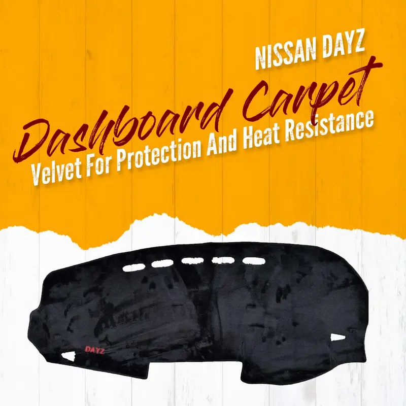 Nissan Dayz Dashboard Carpet Velvet Black 2010 - 2012 - For Protection And Heat Resistance 1