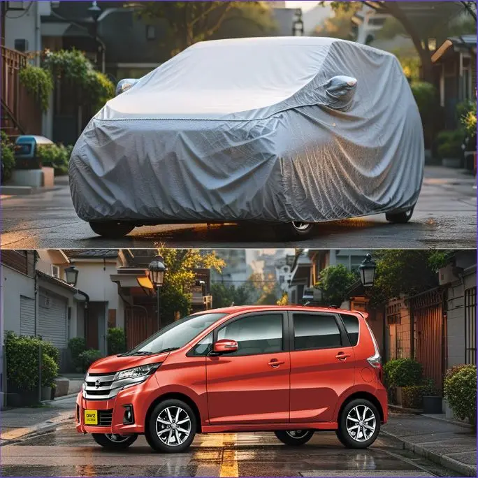 Nissan Dayz Maximus Non Woven Car Top Cover 2013 - 2019 - - Scratchproof And Waterproof - Without Belt 1