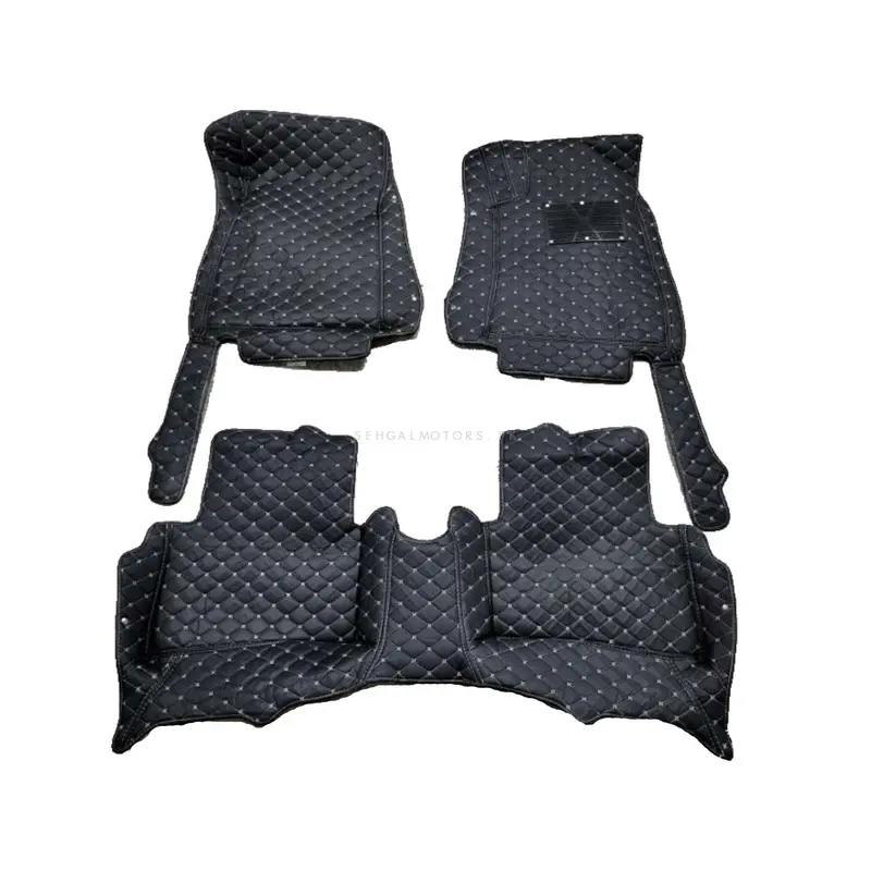 Nissan Juke 7D Floor Mats - Black - 3 Pcs Set 2010 - 2018 - Car Interior Mats 2