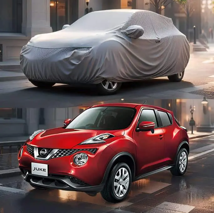 Nissan Juke Maximus Non Woven Car Top Cover 2010 - 2018 - - Scratchproof And Waterproof - Without Belt 1