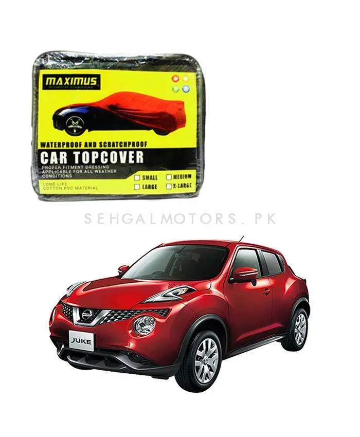 Nissan Juke Maximus Non Woven Car Top Cover 2010 - 2018 - - Scratchproof And Waterproof - Without Belt 2