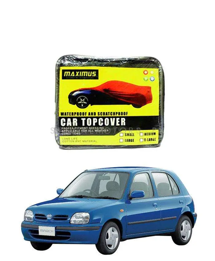 Nissan March Maximus Non Woven Car Top Cover 1992 - 2003 - Scratchproof Waterproof 1