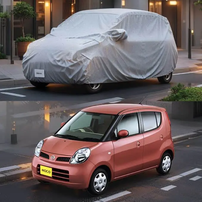 Nissan Moco Maximus Non Woven Car Top Cover 2006-2011 - - Scratchproof And Waterproof - Without Belt 1