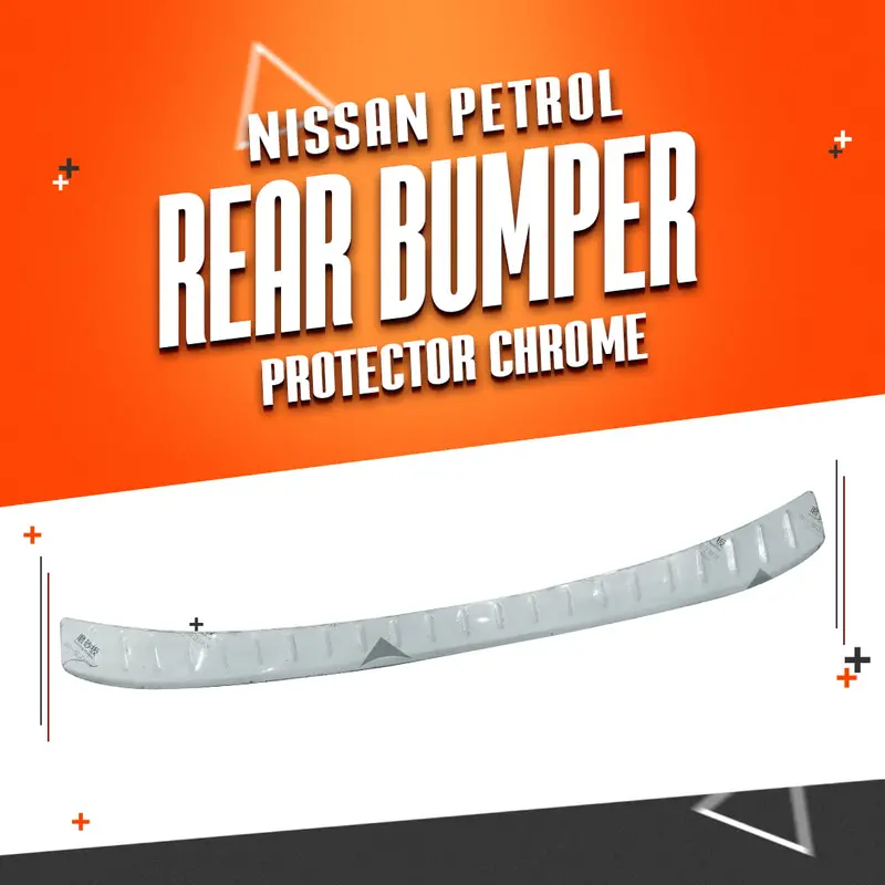 Nissan Petrol Rear Bumper Protector Chrome - Model 2012-2018 1