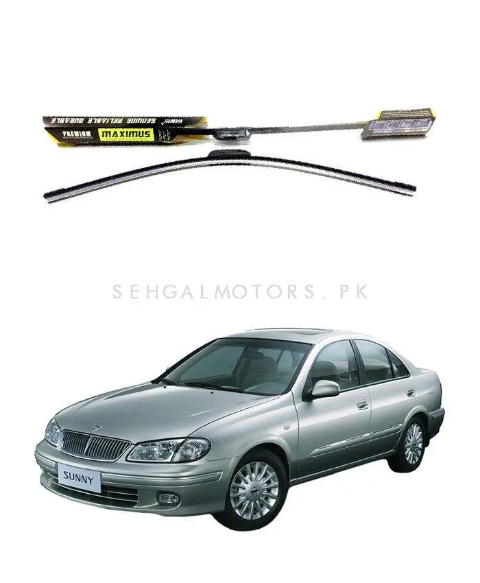 Nissan Sunny Maximus Premium Silicone Wiper Blades 2005 - 2010 1