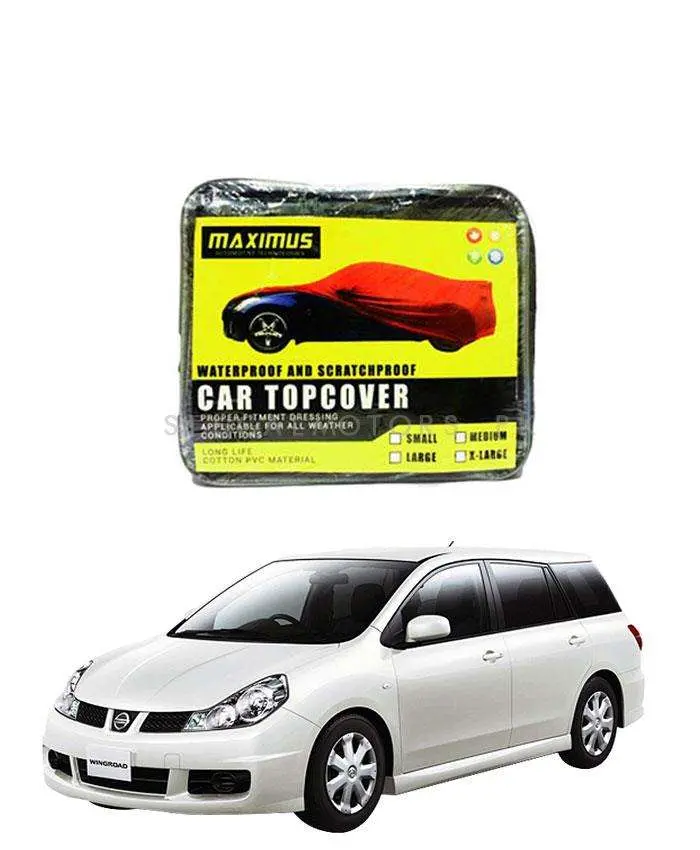 Nissan Wingroad Maximus Non Woven Car Top Cover 2006-2018 - - Scratchproof And Waterproof - Without Belt 1