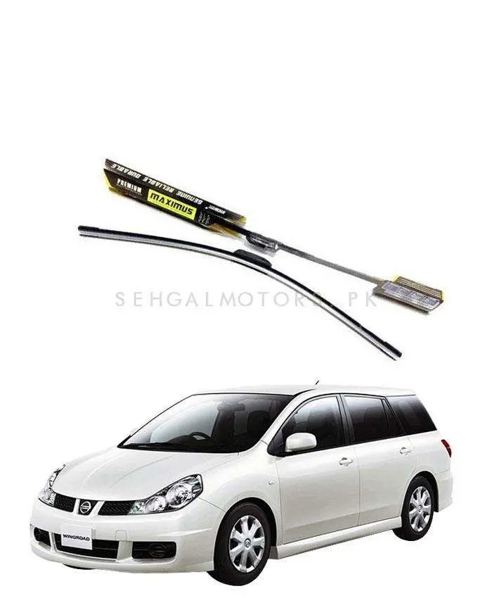 Nissan Wingroad Maximus Premium Silicone Wiper Blades - Model 2006 - 2018 1
