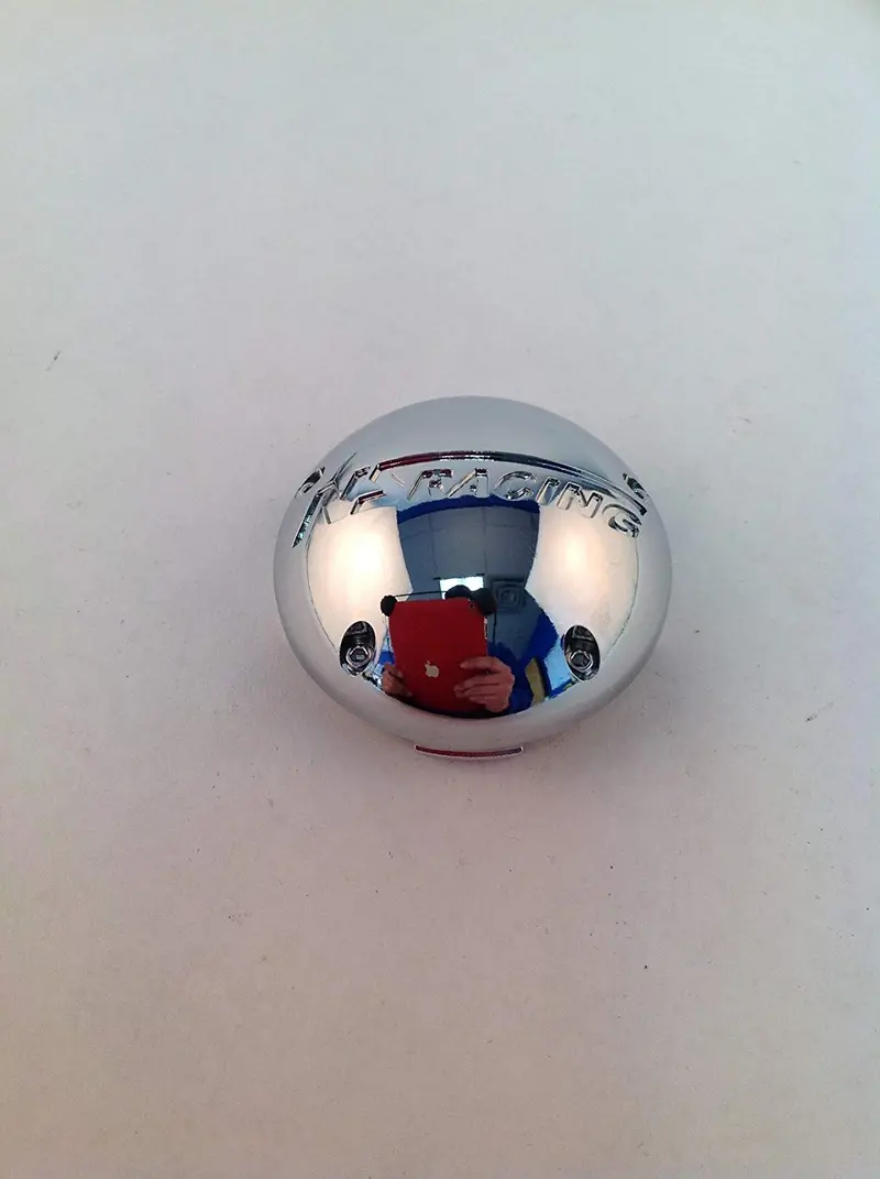 Ns Racing Chrome Custom Wheel Center Cap Set Of 1 Pn: C-074 1