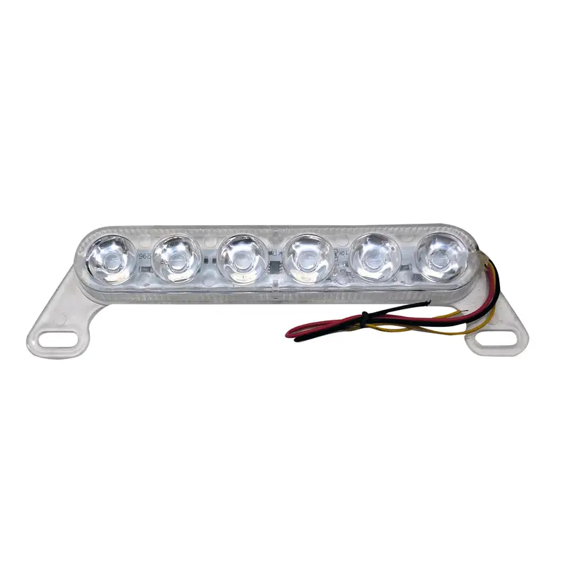 Number Plate 6 Smd Police Flasher Light For Bike Red & Blue 2