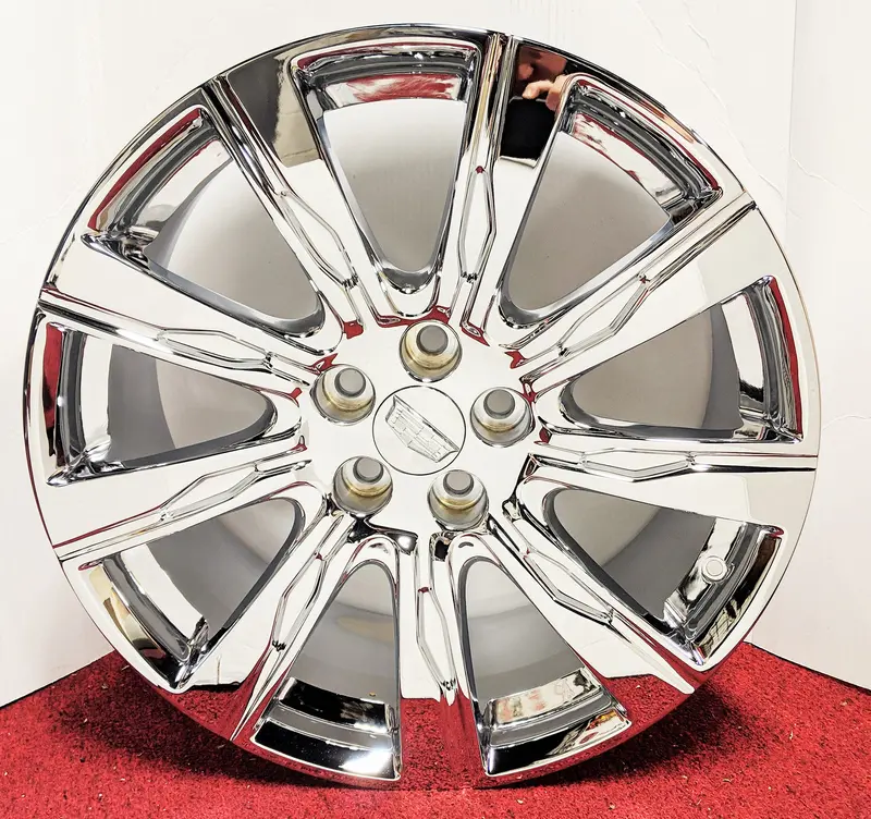 Oe Triple Chrome Plated 20" X 8.5" Fit Xts Cts Xt4 Ct6 Factory Gm Wheels 1