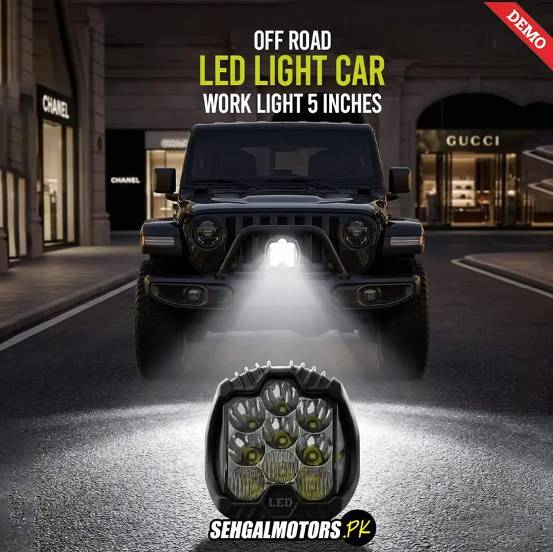 Off Road Led Light Car Led Work Light 5 Inches - With Good Heat Dissipation 1