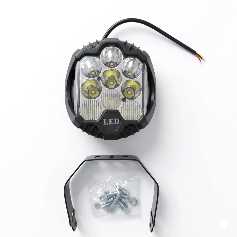 Off Road Led Light Car Led Work Light 7 Inches - With Good Heat Dissipation 2
