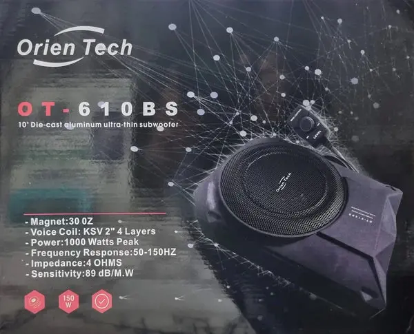Orient Tech (O. Tech) Under Seat Bass-Tube 1