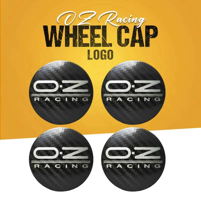 Oz Racing Wheel Cap Logo Center Hub Badge Sticker - 4 Pcs 1