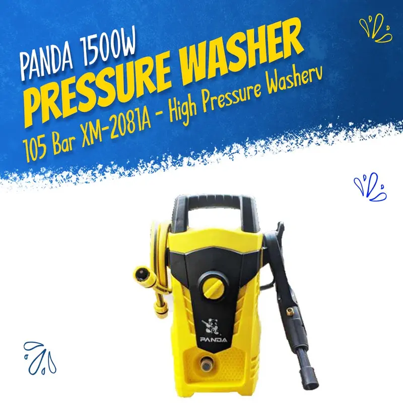 Panda 1500W Pressure Washer 105 Bar Xm-2081A - High Pressure Washer | Detailing Washer 1