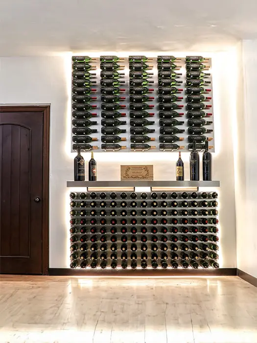 Panneau De 48 Pouces Pour 12 À 36 Bouteilles, Série Fusion Hz - Ultra Wine Rack 20