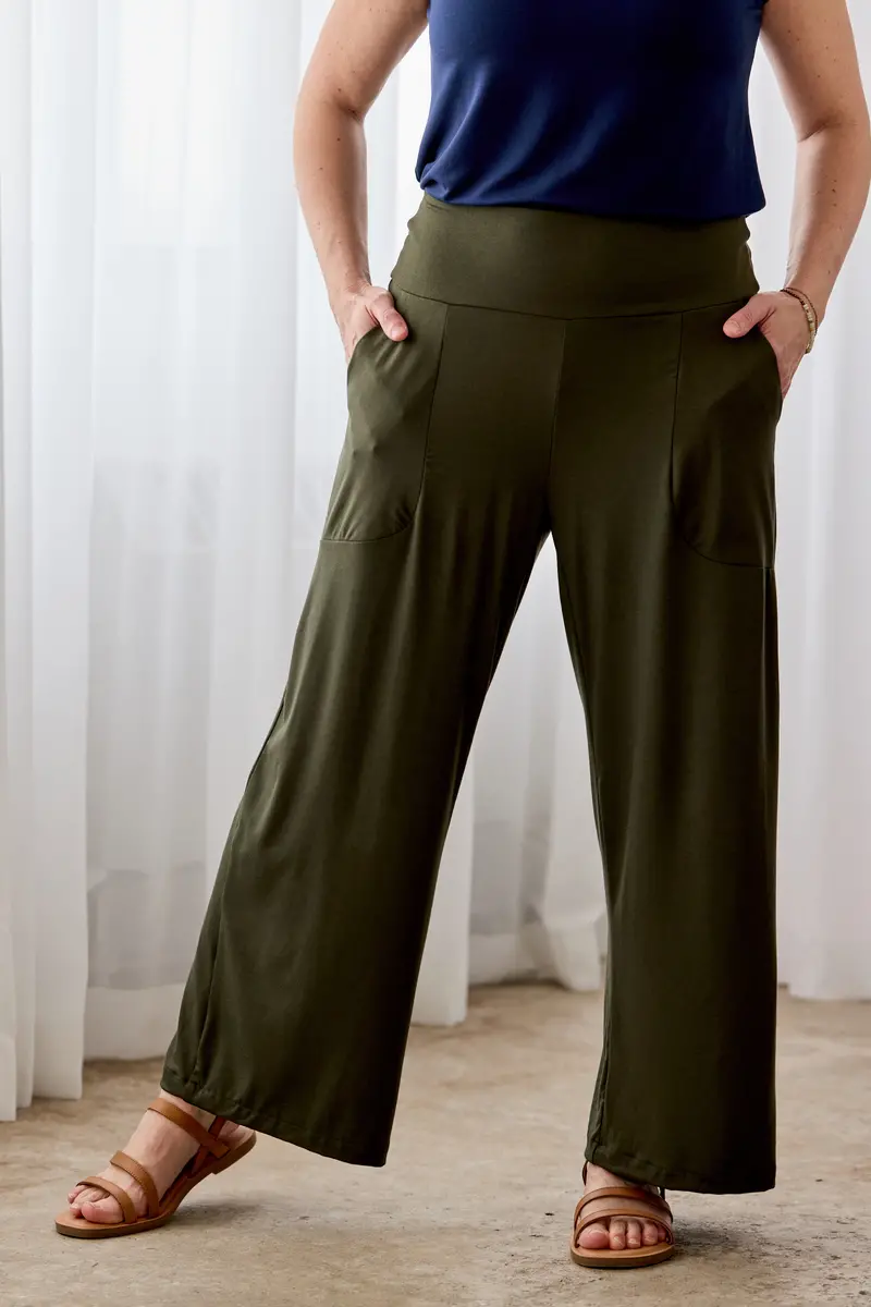 Pantalon Gaucho - Romarin 1