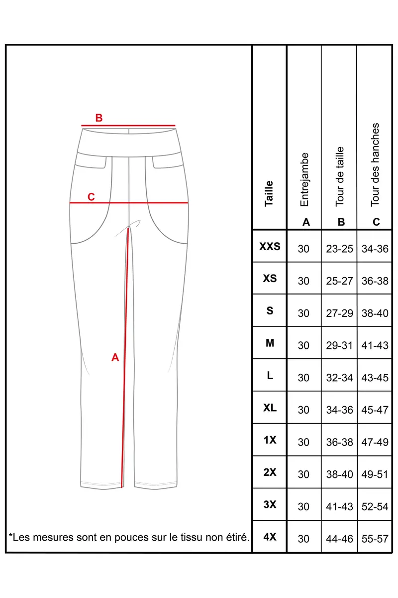 Pantalon Habillé Avec Poches Jambe Droite - Noir 7