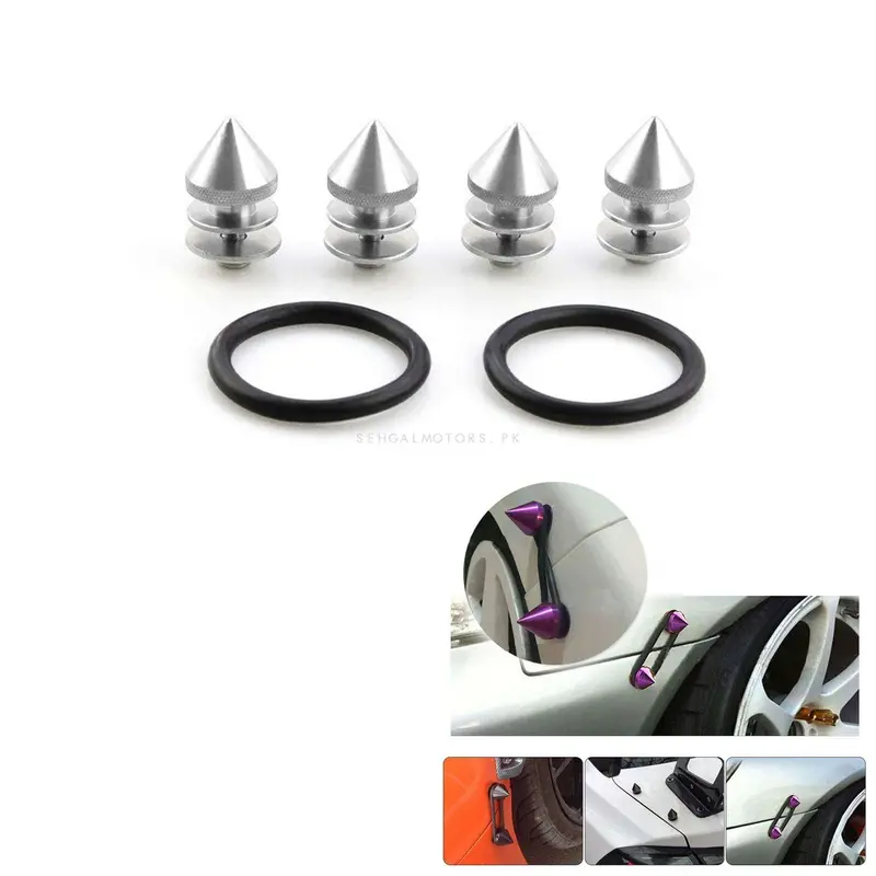 Password Jdm Side Fender Washers - Silver 2