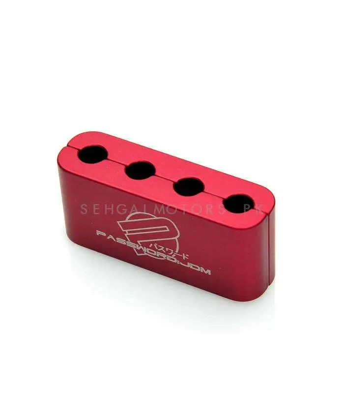 Password Jdm Spark Plug Wire Separator Clamp Mix Colours - Performance Engine Bay Organizer 2