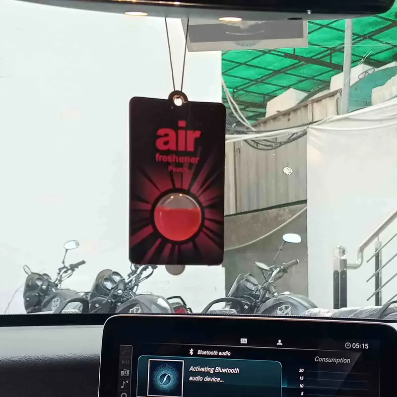 Perfume Hanging Card Air Freshener Peach 2