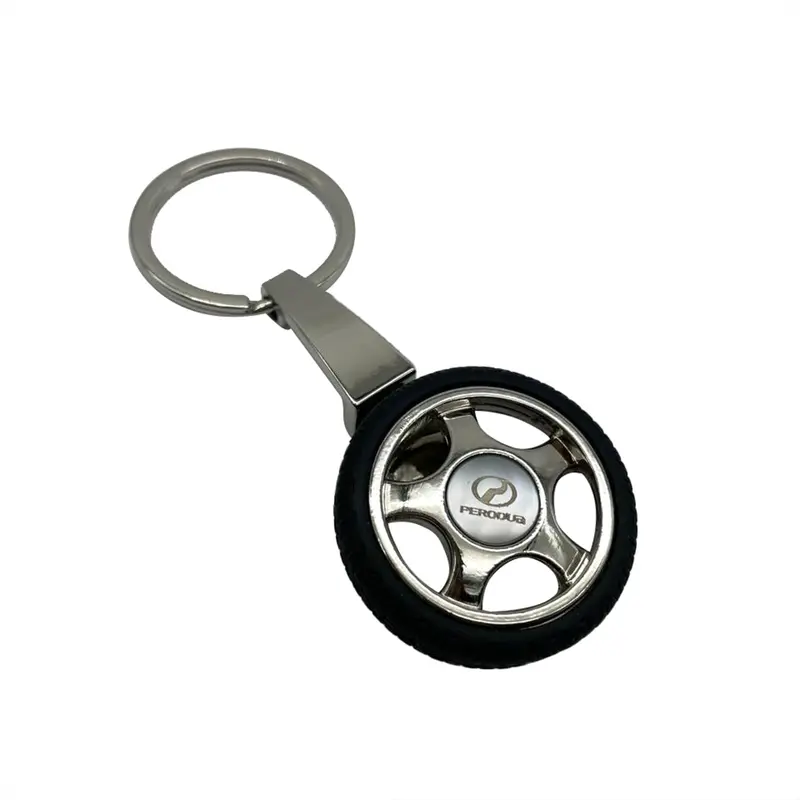 Perodua Logo Tire Tyre Keychain Keyring 2