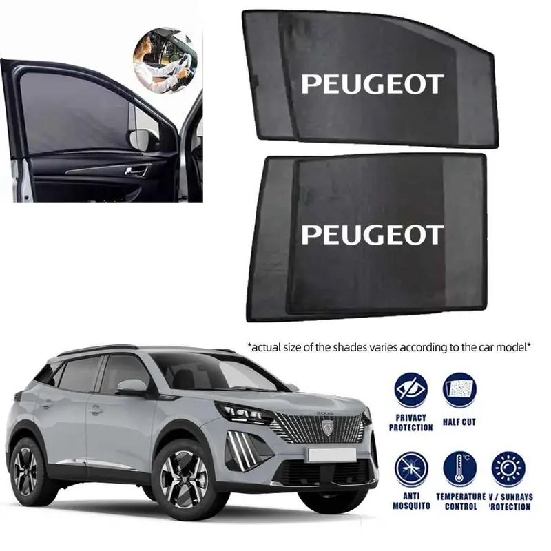 Peugeot Sunshade With Logo Model 2008 1