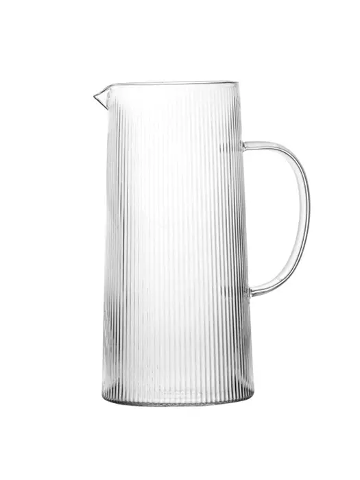 Pichet Transparent Cotelé 1