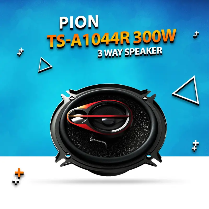 Pion Ts-A1044r 10Cm 3 Way Speaker 300W 1