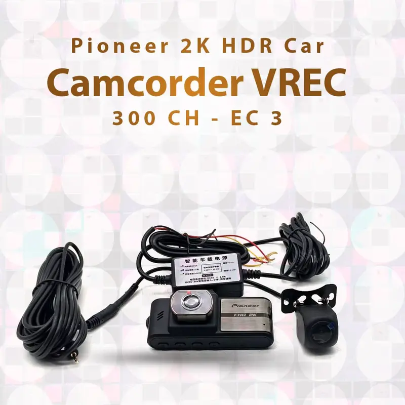 Pioneer 2K Hdr Car Camcorder Vrec 300 Ch - Ec 3 1