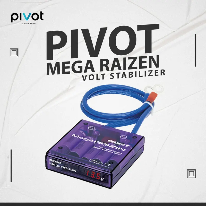 Pivot Mega Raizin Volt Stablizer - Universal Car Fuel Saver With Led & Ground Wires 1