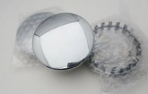 Plain Chrome Gm Cadillac Chevrolet 3" Center Cap For 20" And 22" Set Of 4 1