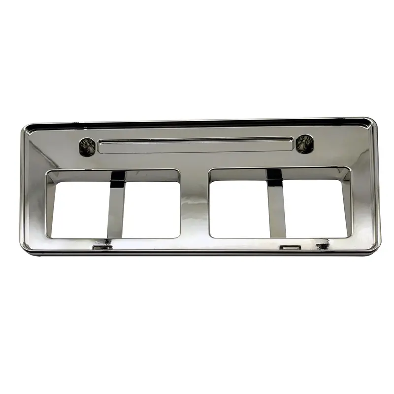 Plastic License Number Plate Frame For Cars Golden - Each 2