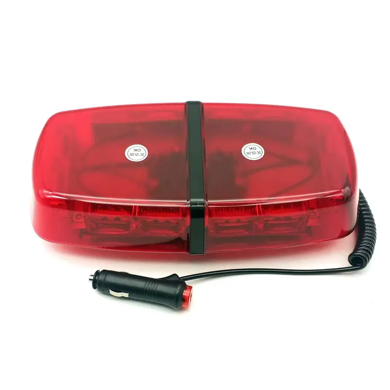 Police Flasher Emergency Bar Light Red 12V 2