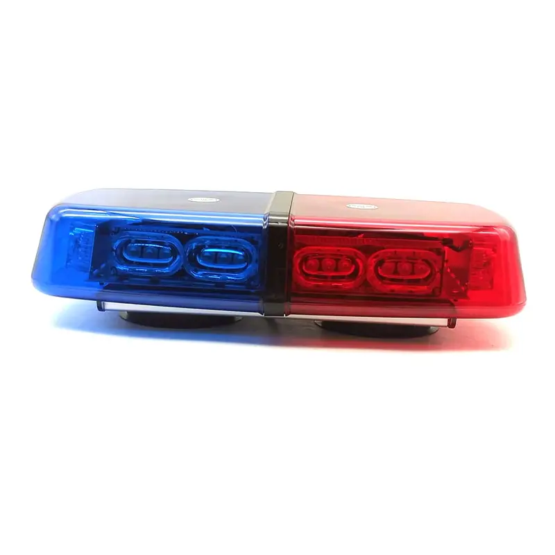 Police Flasher Emergency Bar Light Red Blue 12V 2