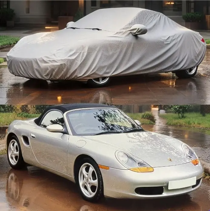 Porsche Boxster Maximus Non Woven Car Top Cover 1996-2004 - - Scratchproof And Waterproof - Without Belt 1