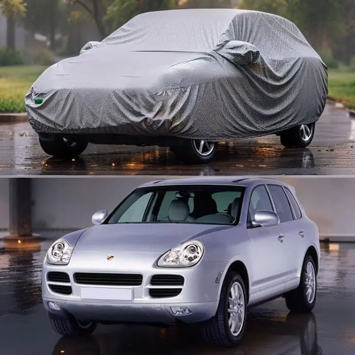 Porsche Cayenne Maximus Non Woven Car Top Cover 2002 - 2010 - - Scratchproof And Waterproof - Without Belt 1