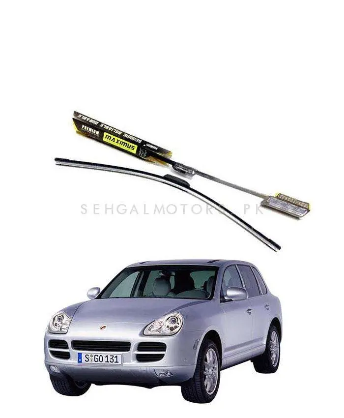 Porsche Cayenne Maximus Premium Silicone Wiper Blades 2002 - 2010 1