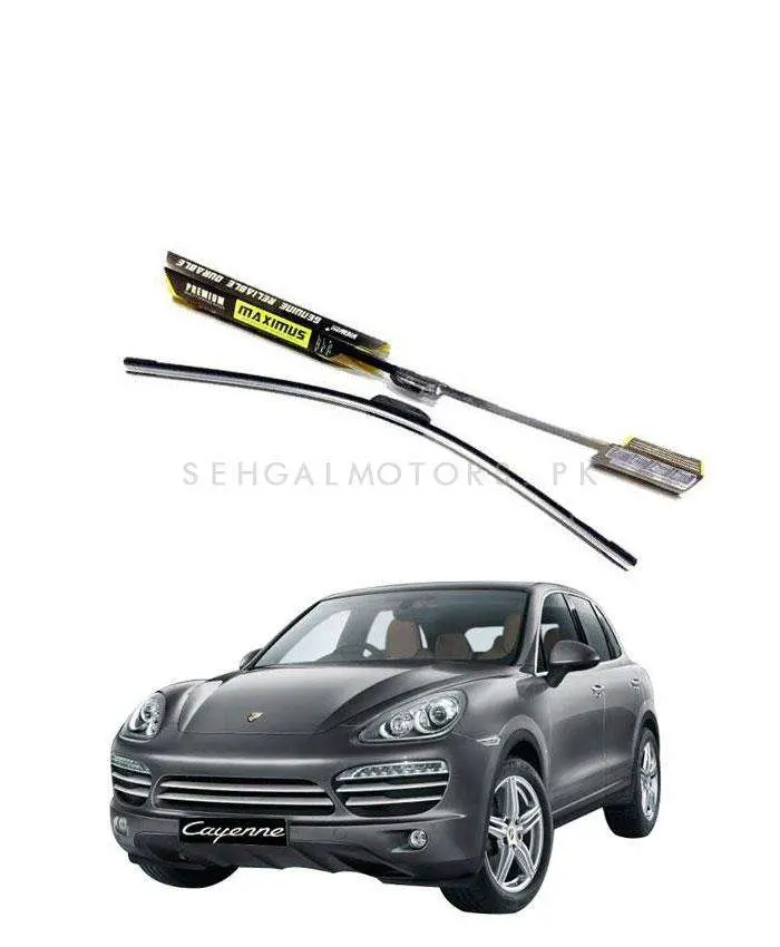 Porsche Cayenne Maximus Premium Silicone Wiper Blades 2010 - 2018 1