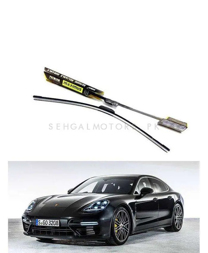 Porsche Panamera Maximus Premium Silicone Wiper Blades 2010 - 2018 1
